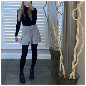 Urban Outfitters corduroy mini skirt in grey
